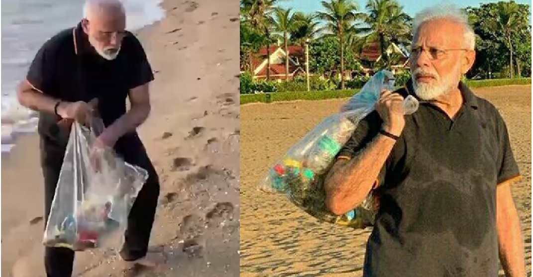 প্লাস্টিক কুড়াতে প্লাস্টিকের ব্যাগ ব্যবহার: টুইটারে হাস্যরস!