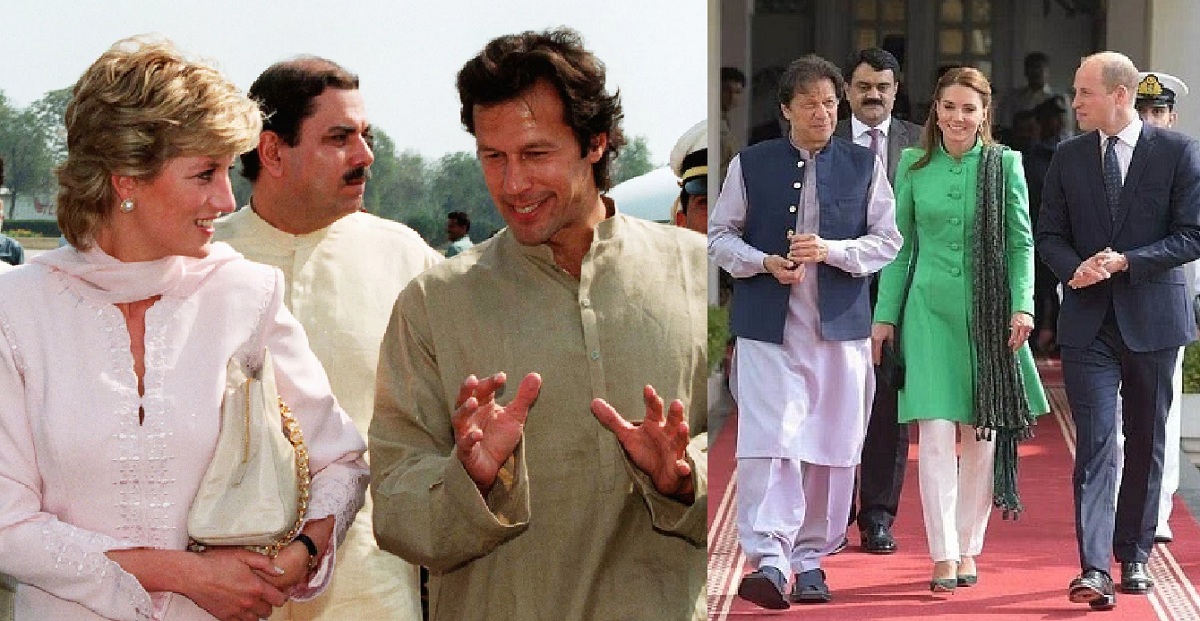 মায়ের বন্ধু ইমরানের সাথে সস্ত্রীক প্রিন্স উইলিয়াম