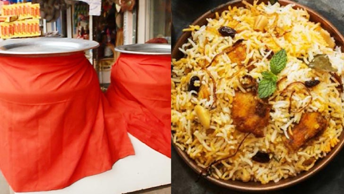 যে কারণে লাল কাপড়েই মোড়ানো হয় বিরিয়ানির হাঁড়ি