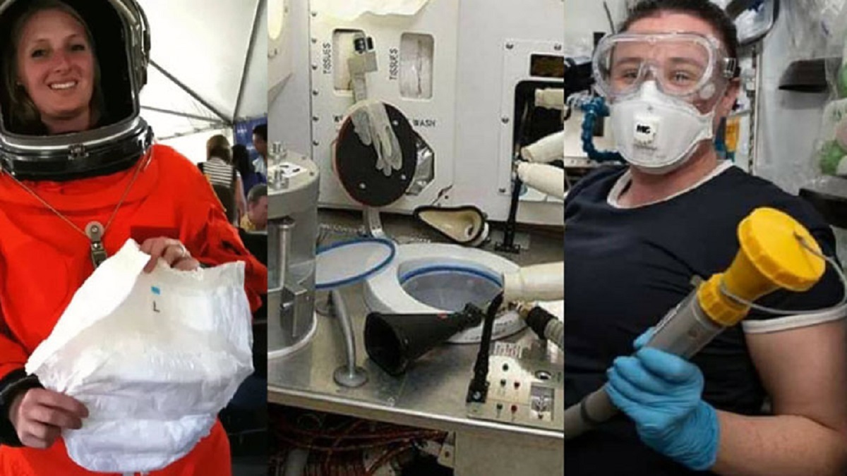 শৌচালয় বিকল, ডায়াপার পরে দিন কাটছে নভোচারীদের