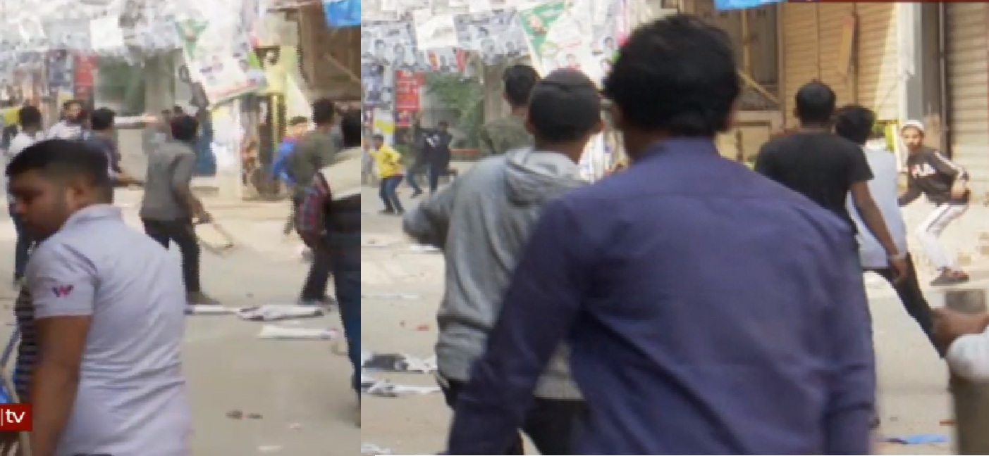 টিকাটুলিতে আওয়ামী লীগ-বিএনপি সংঘর্ষ, আহত বেশ কয়েকজন