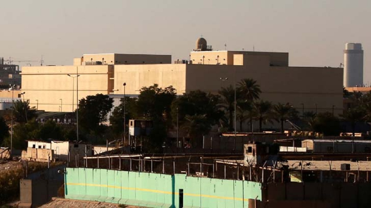 ইরাকে মার্কিন দূতাবাসে রকেট হামলা, আহত ৩