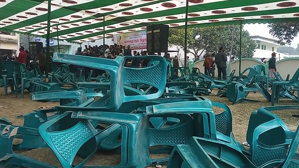 চাঁপাইনবাবগঞ্জে মুজিববর্ষের ক্ষণগণনায় আ’লীগের দুই গ্রুপের সংঘর্ষ, আহত ২০