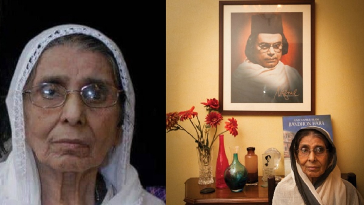 কাজী নজরুল ইসলামের পুত্রবধূ উমার মৃত্যু