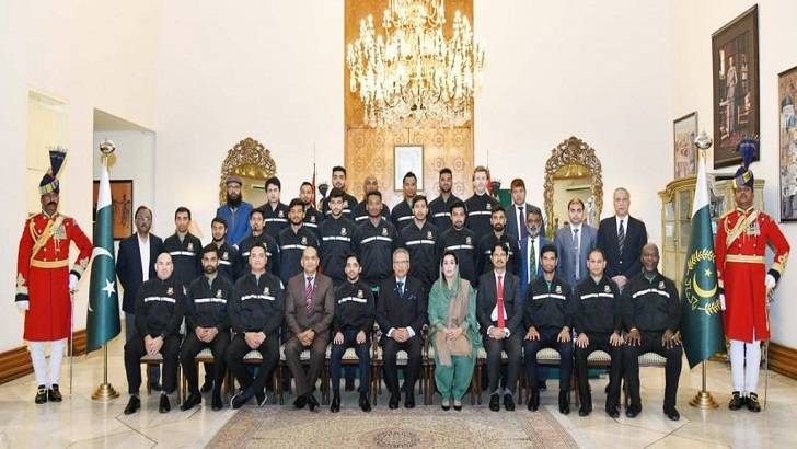 টাইগারদের আতিথেয়তা দিলেন পাকিস্তান প্রেসিডেন্ট