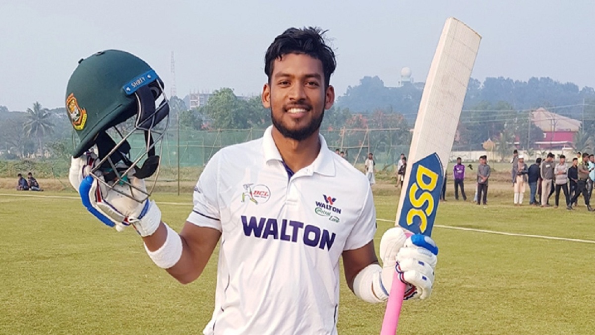 প্রথম ডাবল সেঞ্চুরির দেখা পেলেন শান্ত