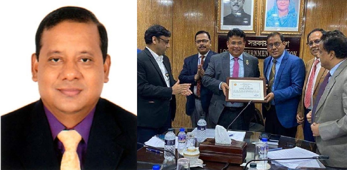 দক্ষ প্রকল্প পরিচালকের স্বীকৃতি পেলেন প্রকৌশলী শরীফ