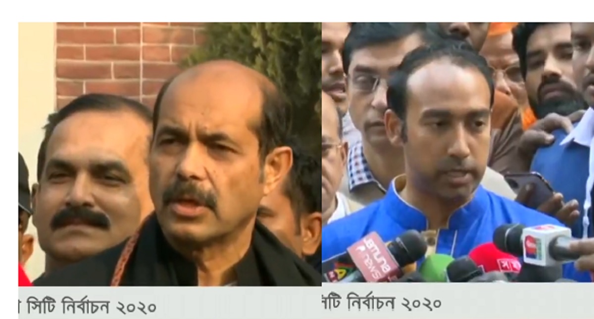 ভোট দিয়েছেন মেয়র প্রার্থী তাবিথ ও আতিকুল