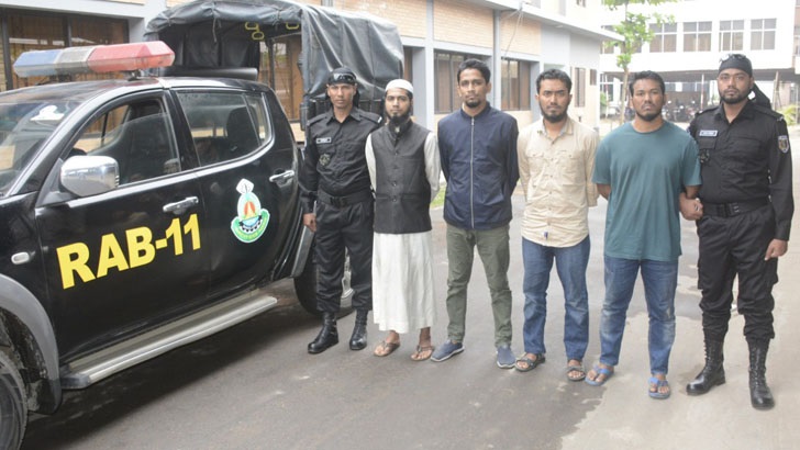 নারায়ণগঞ্জ থেকে জেএমবির ৪ সদস্য গ্রেফতার