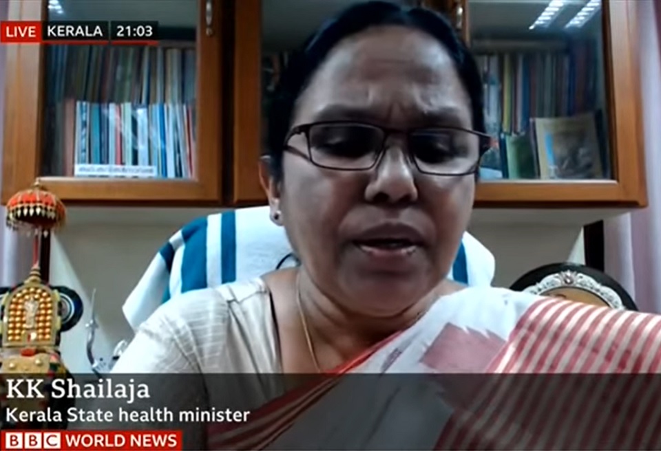 ভারতে ভুল তথ্য দিয়ে গোয়ার রোষে পড়লেন কেরালার স্বাস্থ্যমন্ত্রী