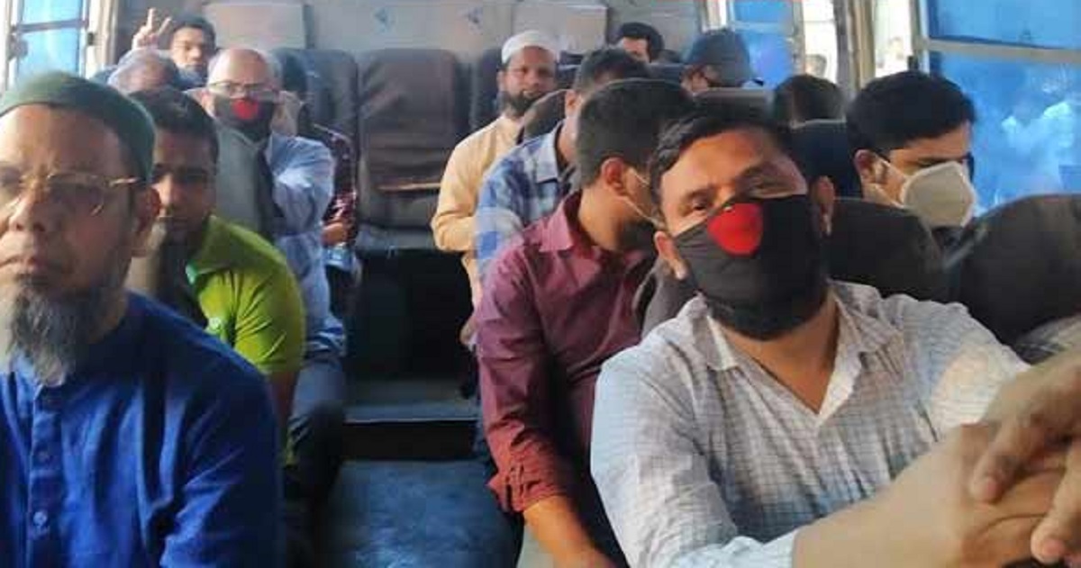 মাস্ক না পরে যাতায়াত করা যাবে না গণপরিবহন, লঞ্চ, ট্রেনে