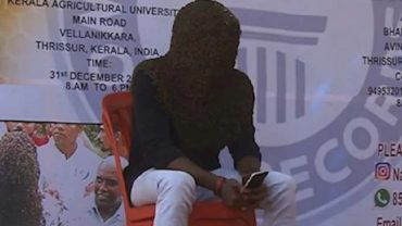 মাথা- মুখে মৌমাছির পাল নিয়ে চার ঘণ্টা বসে থেকে রেকর্ড!