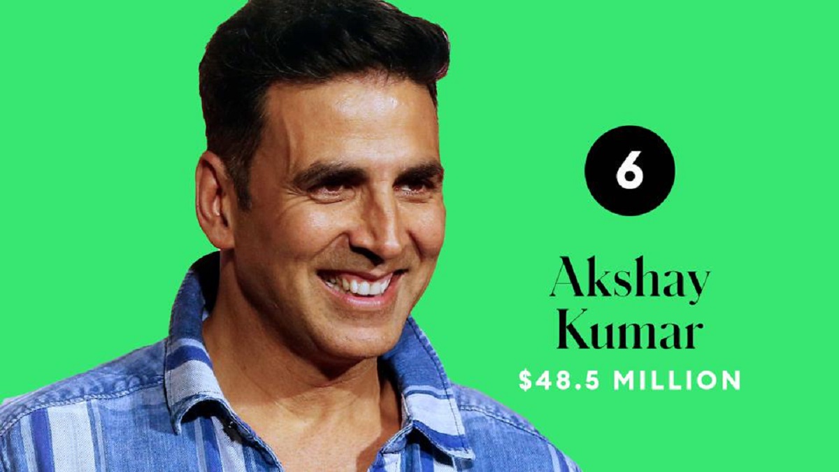 বিশ্বের সবচেয়ে বেশি আয়ের তালিকার প্রথম দশে অক্ষয় বিশ্বের সবচেয়ে বেশি আয়ের তালিকার প্রথম দশে অক্ষয়