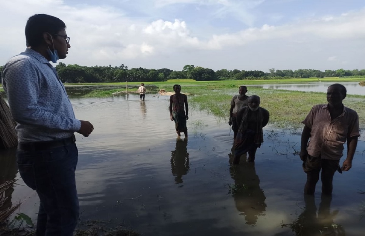 রাজবাড়ীতে বন্যায় ১০ কোটি টাকার ক্ষতি, সরকারি বরাদ্ধ ২০ লাখ