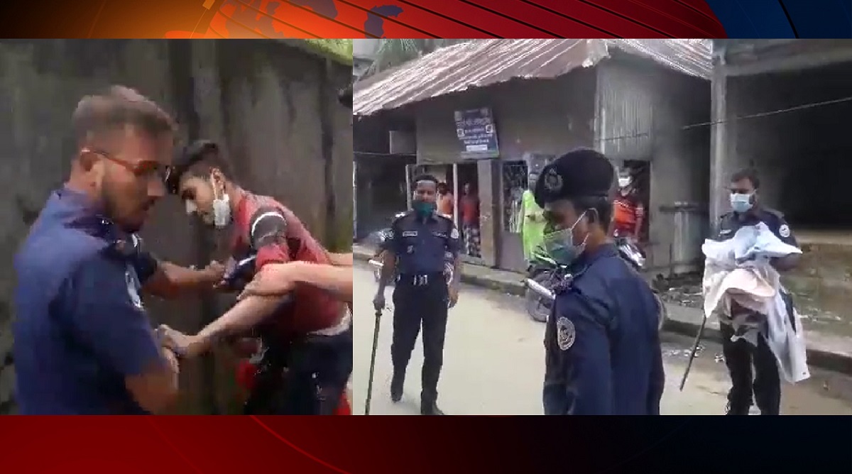 মেজর সিনহা নিহত: আটক সিফাতের মুক্তির দাবিতে মানববন্ধনে পুলিশের লাঠিচার্জ