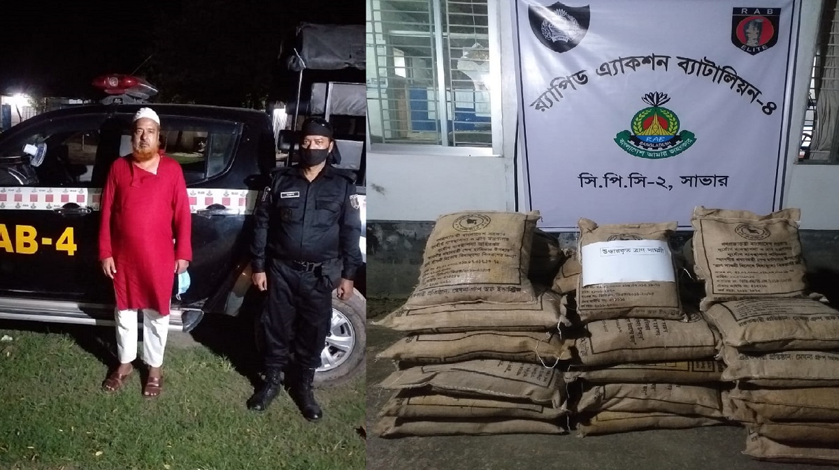 ৫৬০ কেজি ত্রাণের চালসহ চেয়ারম্যান আটক ৫৬০ কেজি ত্রাণের চালসহ চেয়ারম্যান আটক