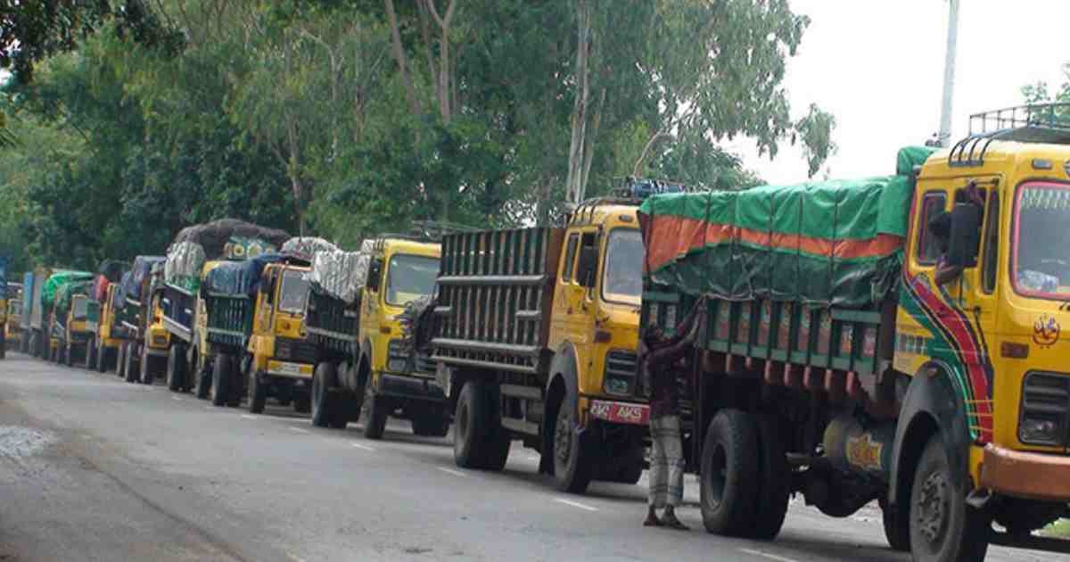 চাঁদাবাজির প্রতিবাদে সিলেটে পণ্য পরিবহন ধর্মঘট