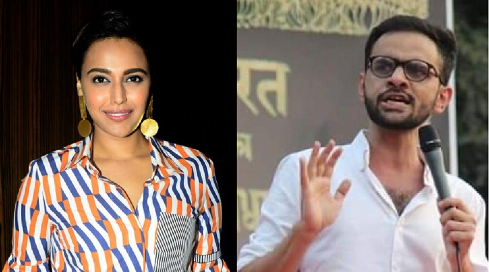 উমর খালিদকে গ্রেফতারের প্রতিবাদ, অনলাইনে আক্রমণের শিকার বলিউড অভিনেত্রী স্বরা