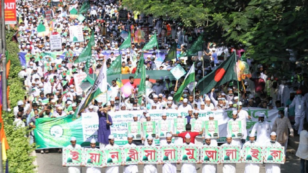 ঈদে মিলাদুন্নবীতে রাজধানীতে জশনে জুলুস শোভাযাত্রা