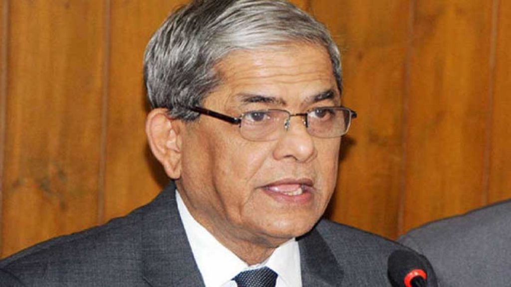 সরকারের এজেন্টরা বাসে আগুন দিয়েছে: ফখরুল