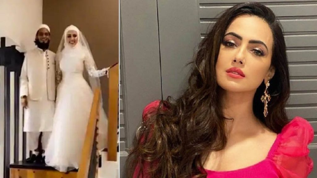 চুপিসারেই মৌলানাকে বিয়ে করলেন অভিনেত্রী সানা!
