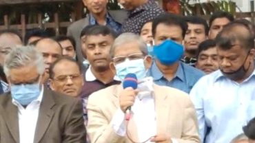 ইসির পদত্যাগের দাবিতে প্রেসক্লাবে বিএনপি’র মানববন্ধন