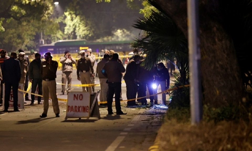 ভারতে ইসরায়েলি দূতাবাসের সামনে বিস্ফোরণ