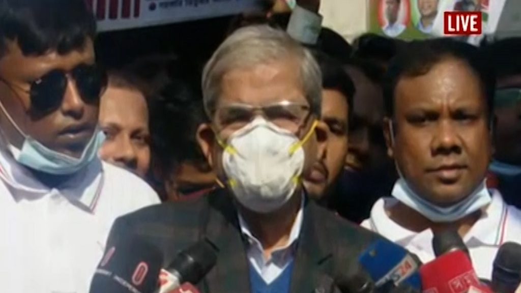 গণঅভ্যুত্থানের মাধ্যমে সরকারের পতন ঘটানো হবে: ফখরুল