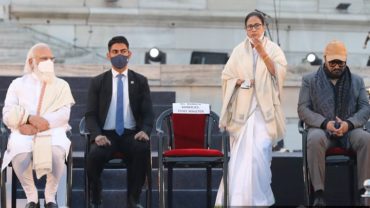‘জয় শ্রীরাম’ স্লোগান শুনে ভাষণই দিলেন না মমতা