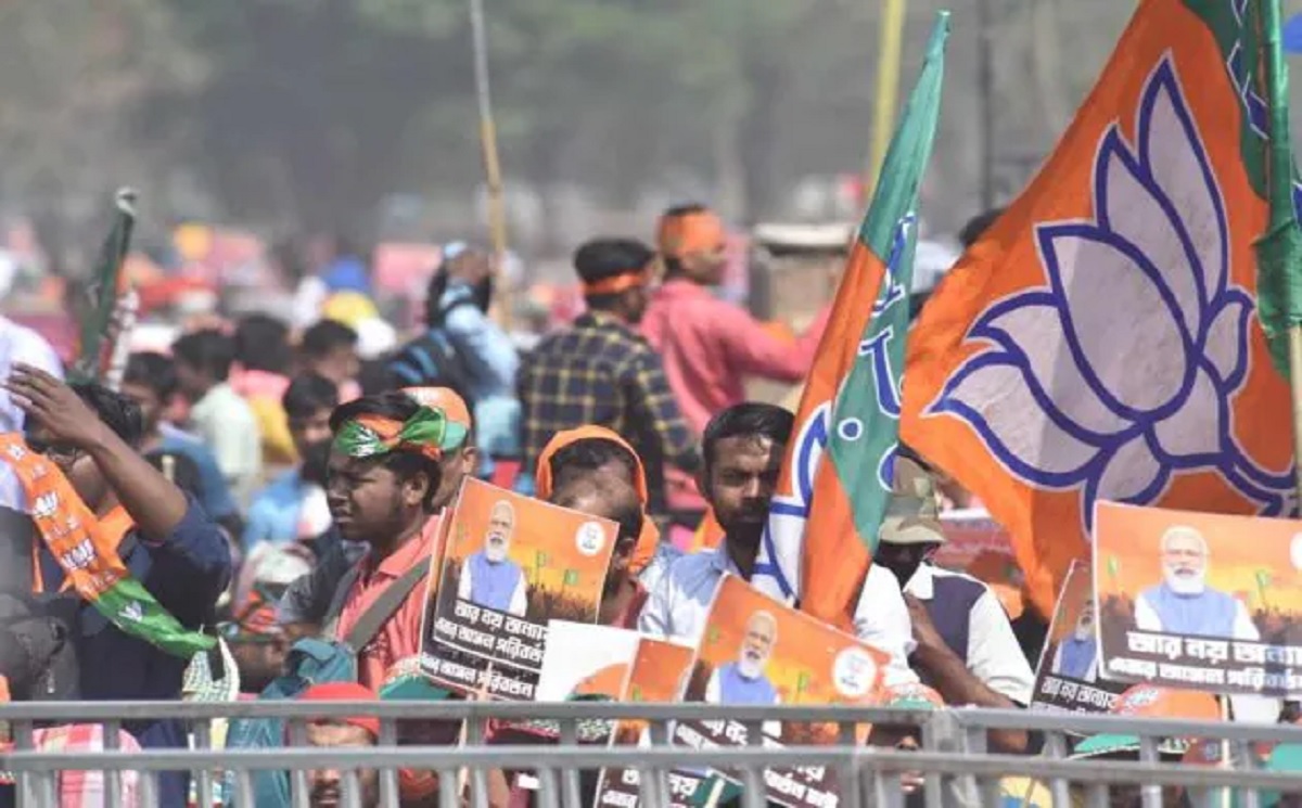 কলকাতার ব্রিগেড ময়দানে বিজেপির মহা সমাবেশ