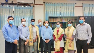 আনুষ্ঠানিক অভিনন্দন জানানো হলো সেই তিন চিকিৎসককে