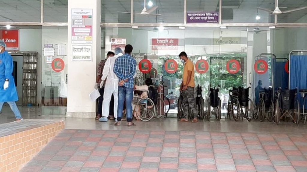 কুর্মিটোলায় নতুন করোনা রোগী ভর্তির সংখ্যা কিছুটা কম