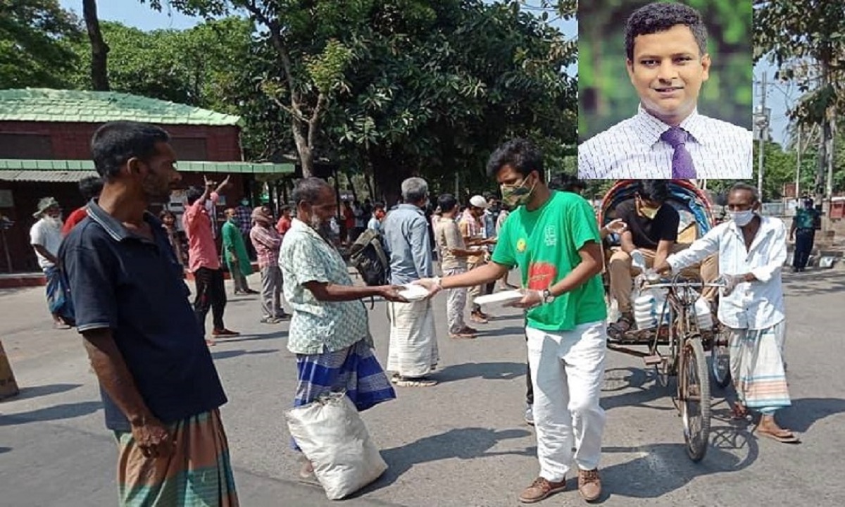 লকডাউনে আবারও মানুষের পাশে দাঁড়াচ্ছে সৈকত ও তার দল