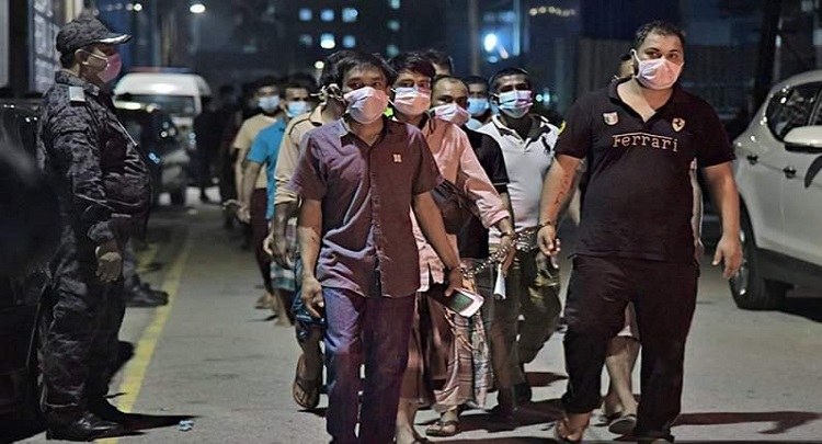 মালয়েশিয়ায় লকডাউনে অবৈধ কর্মীদের গ্রেফতারে চলবে অভিযান