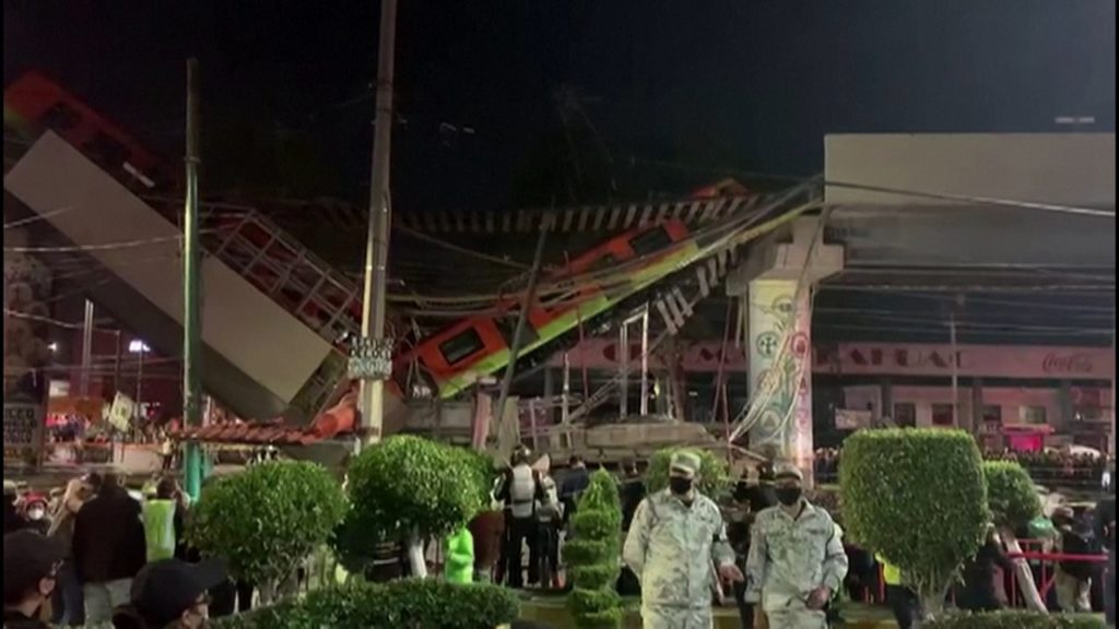 মেক্সিকোয় মেট্রোরেল দুর্ঘটনায় নিহতের সংখ্যা বেড়ে ২৩