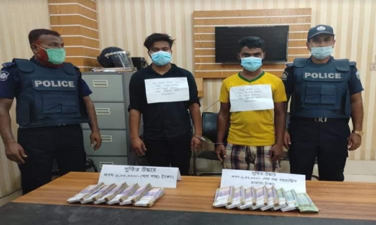 আখাউড়ায় ছিনতাইয়ের নাটক সাজিয়ে এজেন্ট ব্যাংকিং’র টাকা লুট, গ্রেফতার ২