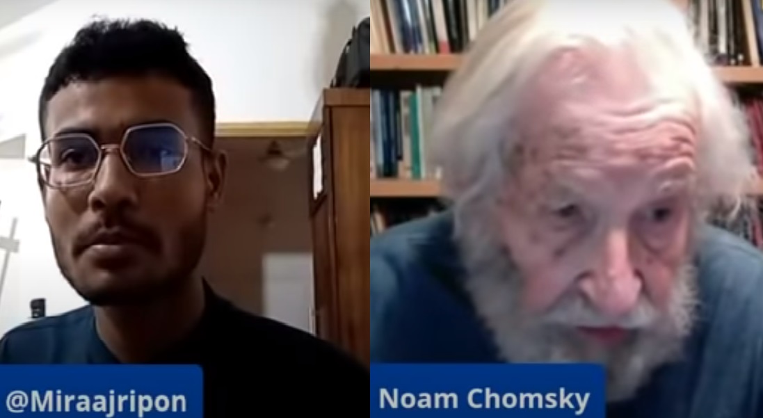 সেই তরুণকে আবারও সাক্ষাৎকার দেবেন চমস্কি?
