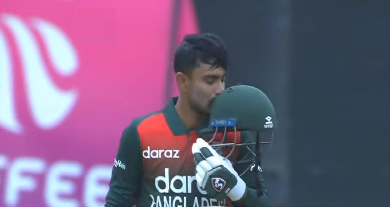 লিটনের সেঞ্চুরিতে সুবিধাজনক অবস্থায় বাংলাদেশ