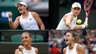 উইম্বলডনের নারী এককের সেমিতে তিন নতুন মুখ