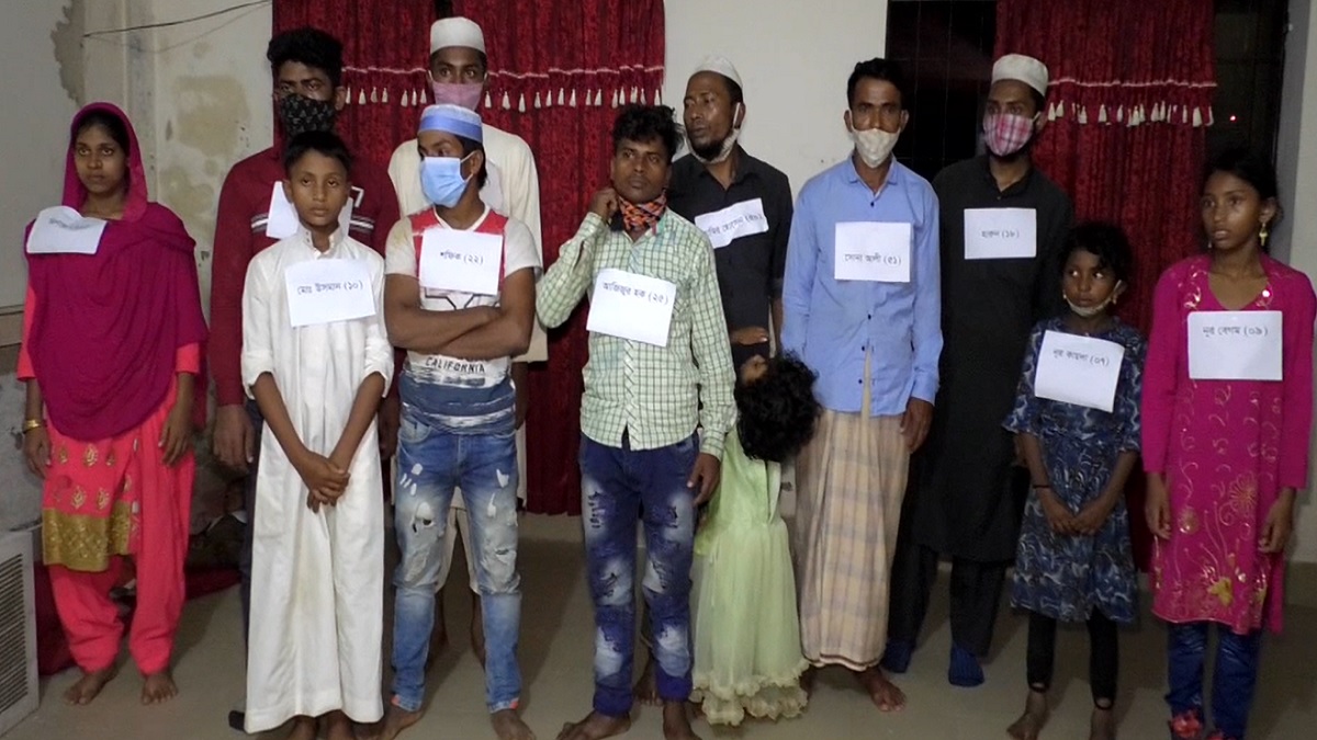 মৌলভীবাজারে আটক পালিয়ে আসা ১৪ রোহিঙ্গা