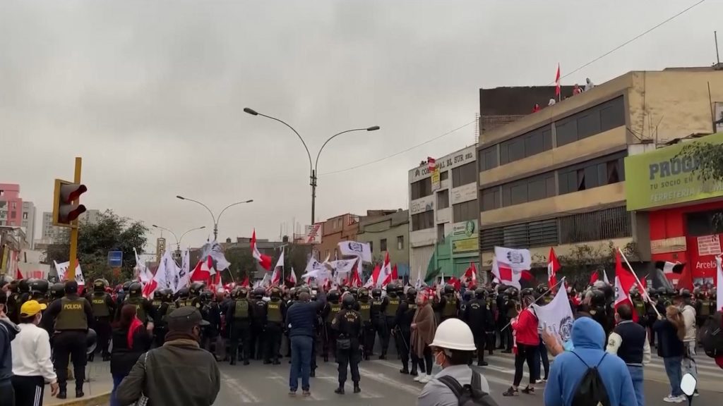ক্ষমতাগ্রহণের শুরুতেই বিক্ষোভের মুখে পেরুর নতুন প্রেসিডেন্ট