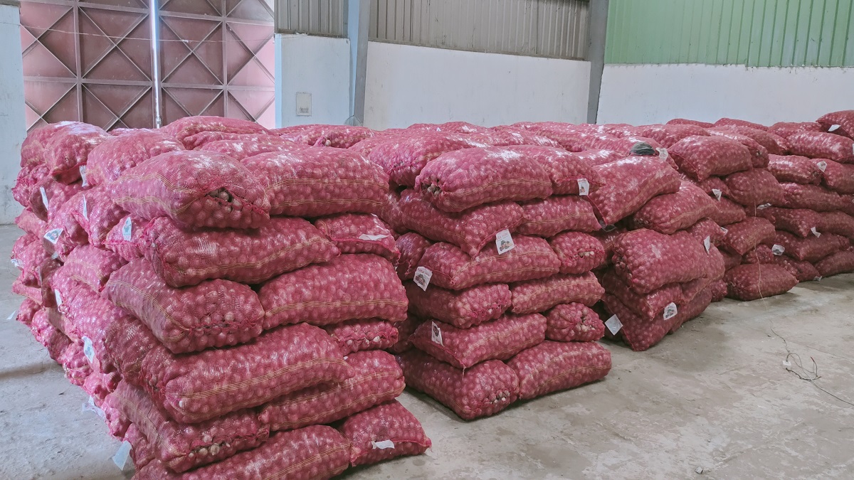 প্রথমবারের মতো আখাউড়া বন্দর দিয়ে এলো ভারতীয় পেঁয়াজ