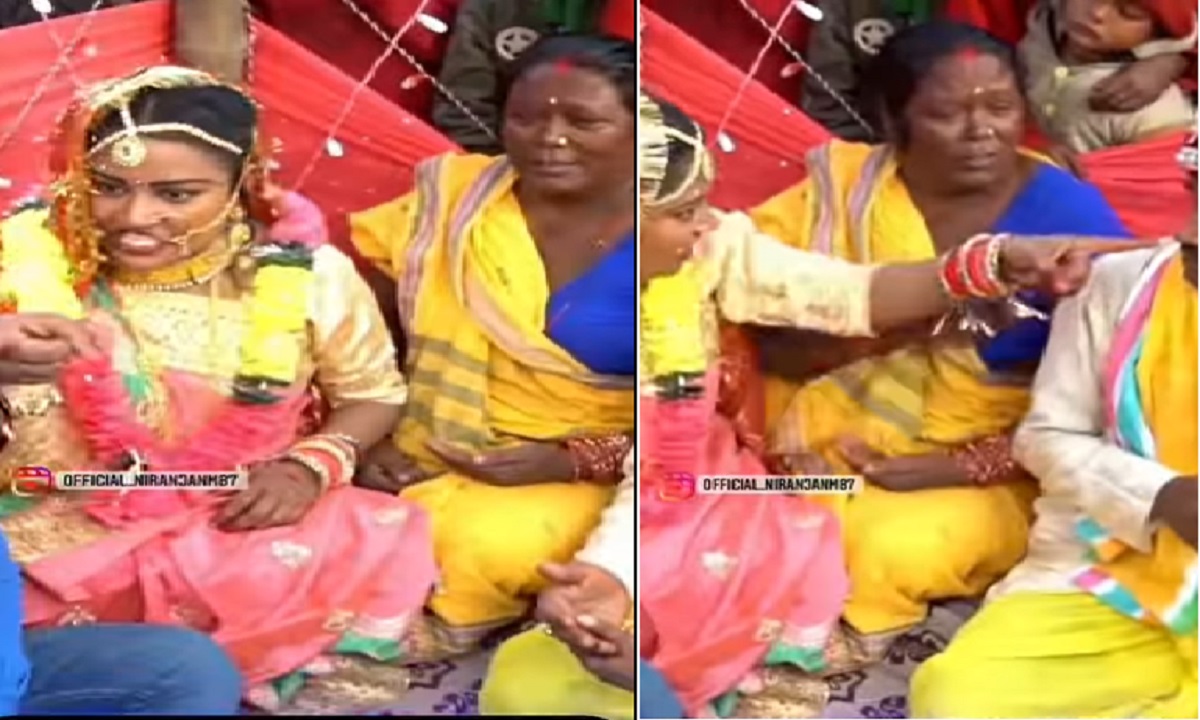 বিয়ের আসরে পুরোহিত ও বরকে থাপ্পড় মারলেন কনে (ভিডিও)