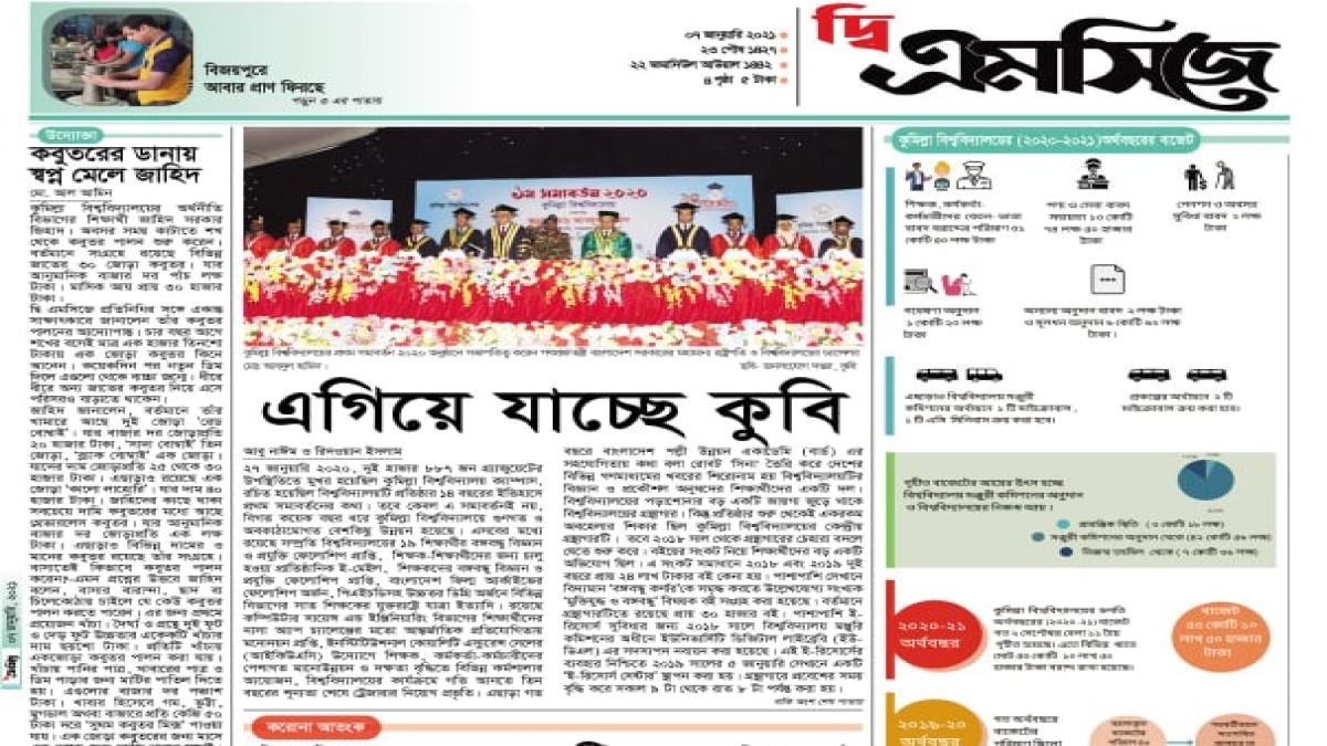 অনলাইনেই ক্লাস, অনলাইনেই প্রিন্ট পত্রিকা