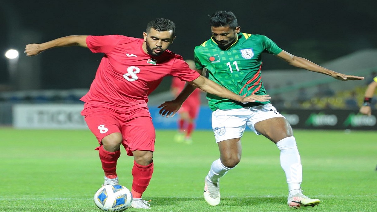 ফিলিস্তিনের বিপক্ষে হারলো বাংলাদেশ