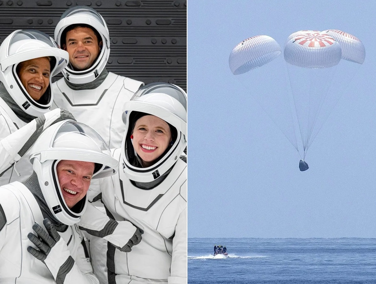 নতুন ইতিহাস গড়লো মানবসভ্যতা, মহাকাশ ঘুরে পৃথিবীতে পা চার অপেশাদার নভোচারীর