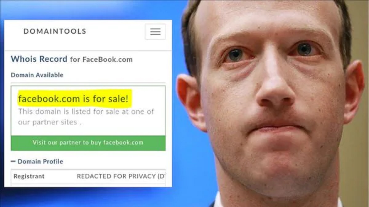 বিভ্রাটের সময় বিক্রি হতে চলছিল ফেসবুকের নাম