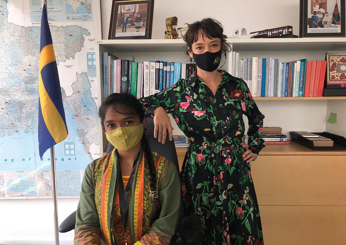 একদিনের জন্য বাংলাদেশে সুইডেনের অ্যাম্বাসেডর হলেন রুনা