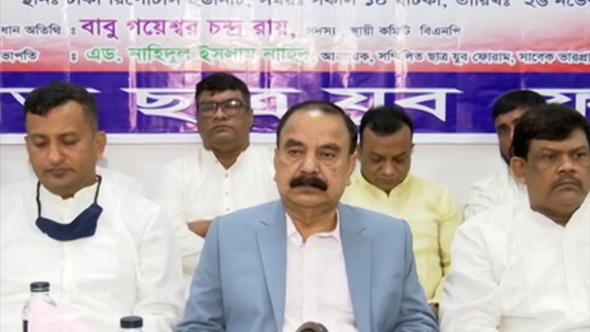 বিদেশে খালেদা জিয়ার চিকিৎসা হবে, এমন কোনো ইচ্ছা সরকারের নেই: গয়েশ্বর