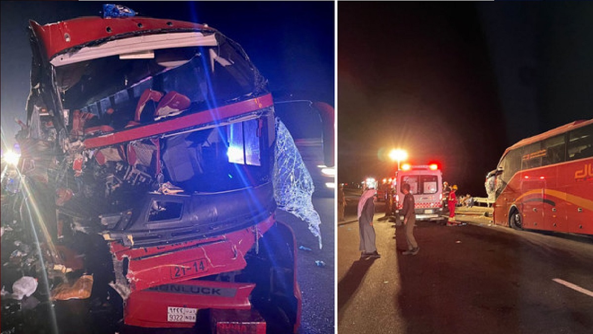 মদিনায় বাস- ট্রাক সংঘর্ষে নিহত ৪, আহত ৪৮